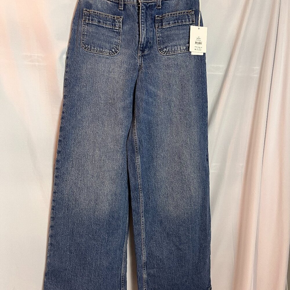 Women's Free Assembly Wide leg Jeans Size 2, NWT